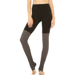 Alo Goddess Legging Black/Grey Size XS